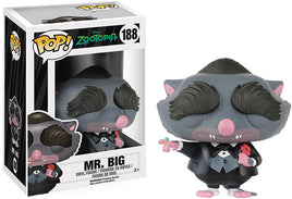 Pop Disney 3.75 Inch Action Figure Zootopia - Mr. Big #188