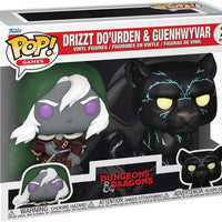 Pop Games Dungeon's and Dragons 3.75 Inch Action Figure 2-Pack - Drizzt Do'Urden & Guenhwyvar