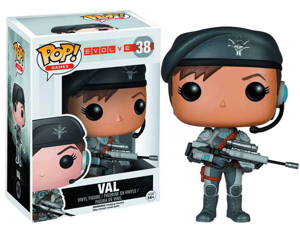 Pop Games 3.75 Inch Action Figure Evolve - Val #38