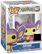 Pop Games 3.75 Inch Action Figure Exclusive - Aipom Flocked #947