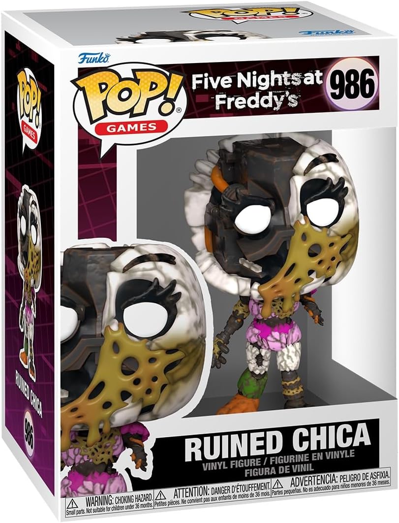 Pop Games Five Nights at Freddy's 3.75 Inch Action Figure - Ruined Chica #986