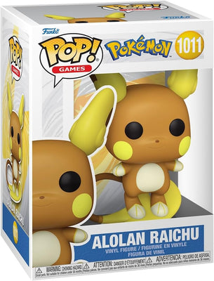 Pop Games Pokemon 3.75 Inch Action Figure - Alolan Raichu #1011