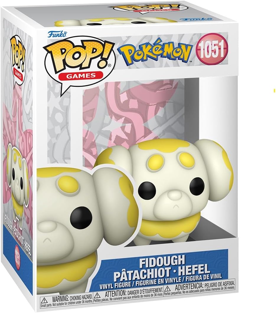 Pop Games Pokemon 3.75 Inch Action Figure - Fidough #1051 Pop Games Pokemon 3.75 Inch Action Figure - Fidough #1051