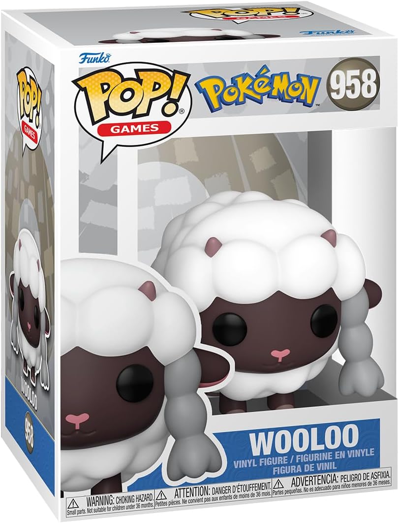 Pop Games Pokemon 3.75 Inch Action Figure - Wooloo #958
