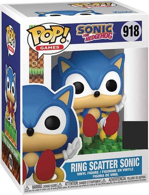 Pop Games Sonic The Hedgehog 3.75 Inch Action Figure Exclusive - Ring Scatter Sonic #918