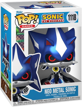 Pop Games Sonic The Hedgehog 3.75 Inch Action Figure - Neo Metal Sonic #1118