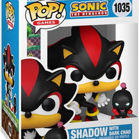 Pop Games Sonic The Hedgehog 3.75 Inch Action Figure - Shadow with Dark Chao #1035