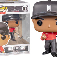 Pop Golf 3.75 Inch Action Figure Tiger Woods - Tiger Woods Red Shirt #01