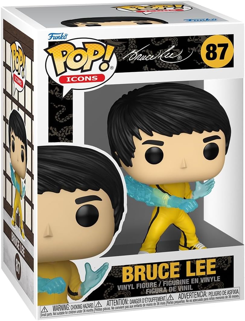 Pop Icons Bruce Lee 3.75 Inch Action Figure - Bruce Lee #87