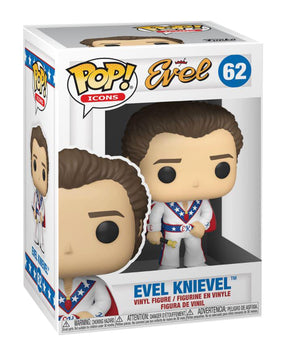 Pop Icons Evel 3.75 Inch Action Figure - Evel Knievel #62