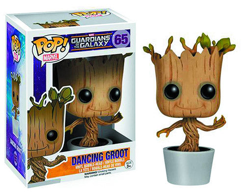 Pop Marvel Inch Action Figure Guardians Of The Galaxy Dancing Groot  #65