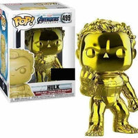 Pop Marvel Avengers Endgame 3.75 Inch Action Figure Exclusive - Hulk Yellow Chrome #499