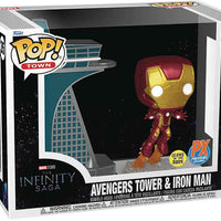 Pop Marvel Avengers 3.75 Inch Action Figure Exclusive - Avengers Tower & Iron Man #35