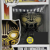 Pop Marvel Black Panther 3.75 Inch Action Figure Exclusive - Erik Killmonger Glow Panther #279