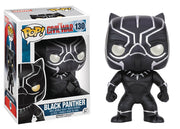 Pop Marvel 3.75 Inch Action Figure Captain America Civil War - Black Panther #130