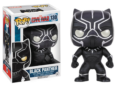 Pop Marvel 3.75 Inch Action Figure Captain America Civil War - Black Panther #130