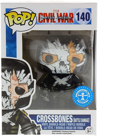 Pop Marvel 3.75 Inch Action Figure Captain America Civil War - Crossbones #140 Exclusive