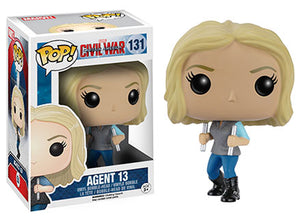 Pop Marvel 3.75 Inch Action Figure Captain America Civil War - Agent 13 #131