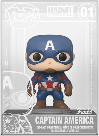 Pop Marvel Captain America 3.75 Inch Action Figure Die-Cast Exclusive - Captain America #01
