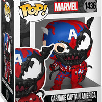 Pop Marvel 3.75 Inch Action Figure - Carnageized Captain America #1436