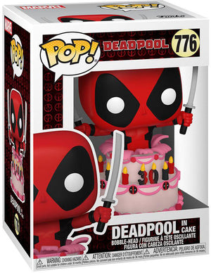 Pop Marvel Deadpool 3.75 Inch Action Figure - Deadpool in Cake #776