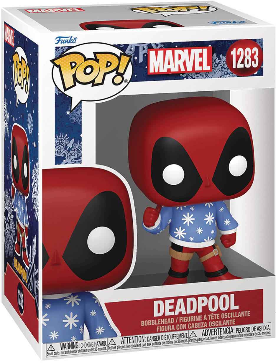 Pop Marvel Deadpool 3.75 Inch Action Figure - Holiday Deadpool