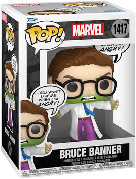 Pop Marvel Hulk 3.75 Inch Action Figure - Bruce Banner #1417