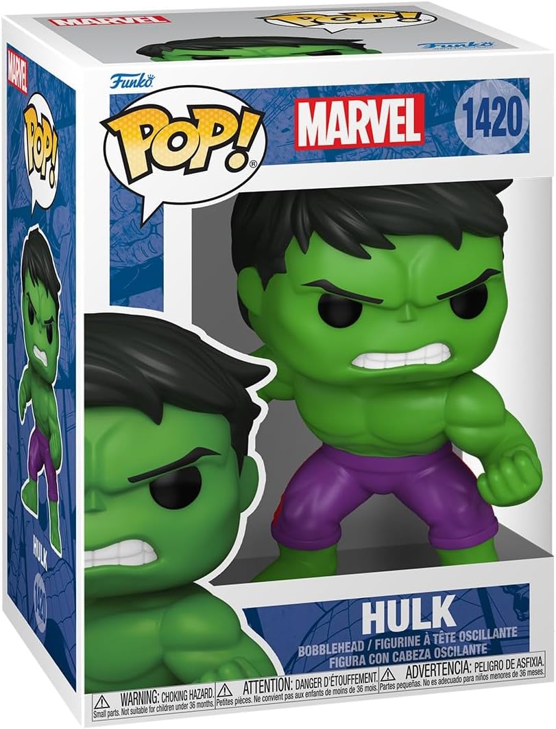 Pop Marvel Incredible Hulk 3.75 Inch Action Figure Hulk 1420 cmdstore