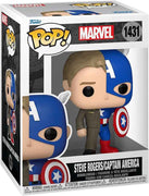 Pop Marvel Marvel Split 3.75 Inch Action Figure - Captain America/Steve Rogers #1431