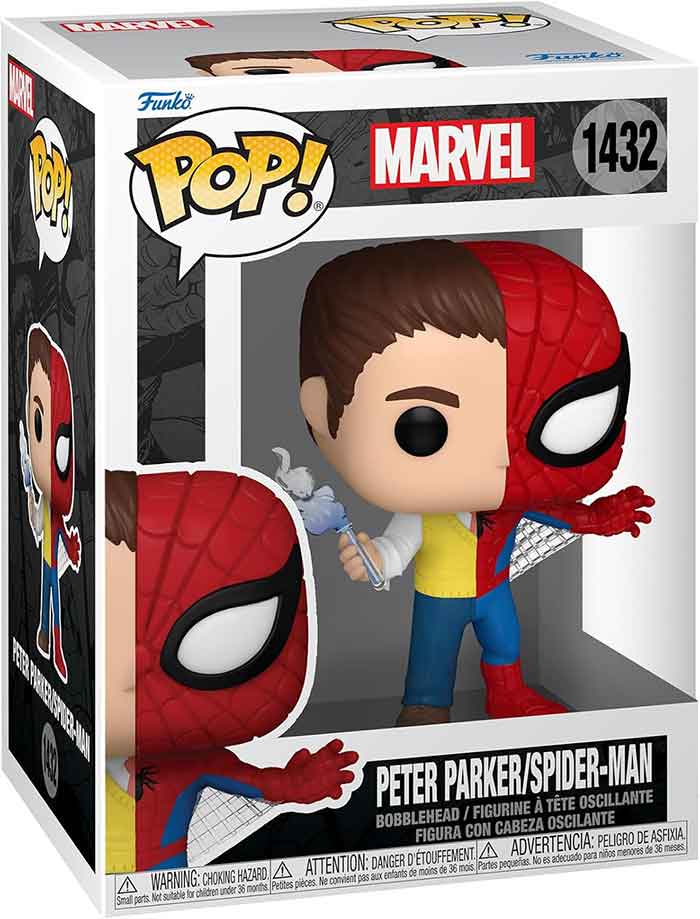 Pop Marvel Marvel Split 3.75 Inch Action Figure - Spider-Man
