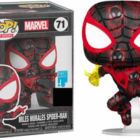 Pop Marvel Spider-Man 3.75 Inch Action Figure Art Series Exclusive - Miles Morales Spider-Man #71