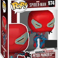 Pop Marvel Spider-Man 3.75 Inch Action Figure Gamerverse Exclusive - Peter Parker Velocity Suit #974
