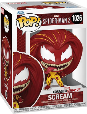 Pop Marvel Spider-Man 3.75 Inch Action Figure Gamerverse - Scream #1026