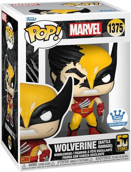 Pop Marvel X-Men 3.75 Inch Action Figure Exclusive - Wolverine Battle Damage #1375