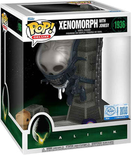 Pop Movies Alien 3.75 Inch Action Figure Deluxe - Alien with Jonesy #1936