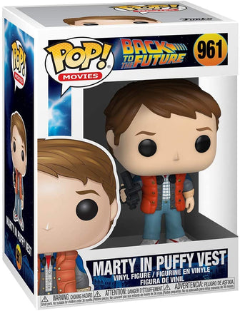 Pop Movies Back To The Future 3.75 Inch Static Figure - Marty In Puffy Vest #961