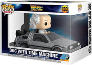 Pop Movies Back to The Future 3.75 Inch Action Figure Rides - Doc with Time Machine #133