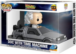 Pop Movies Back to The Future 3.75 Inch Action Figure Rides - Doc with Time Machine #133