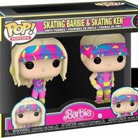 Pop Movies Barbie 3.75 Inch Action Figure 2-Pack - Inline Skating Barbie and Ken