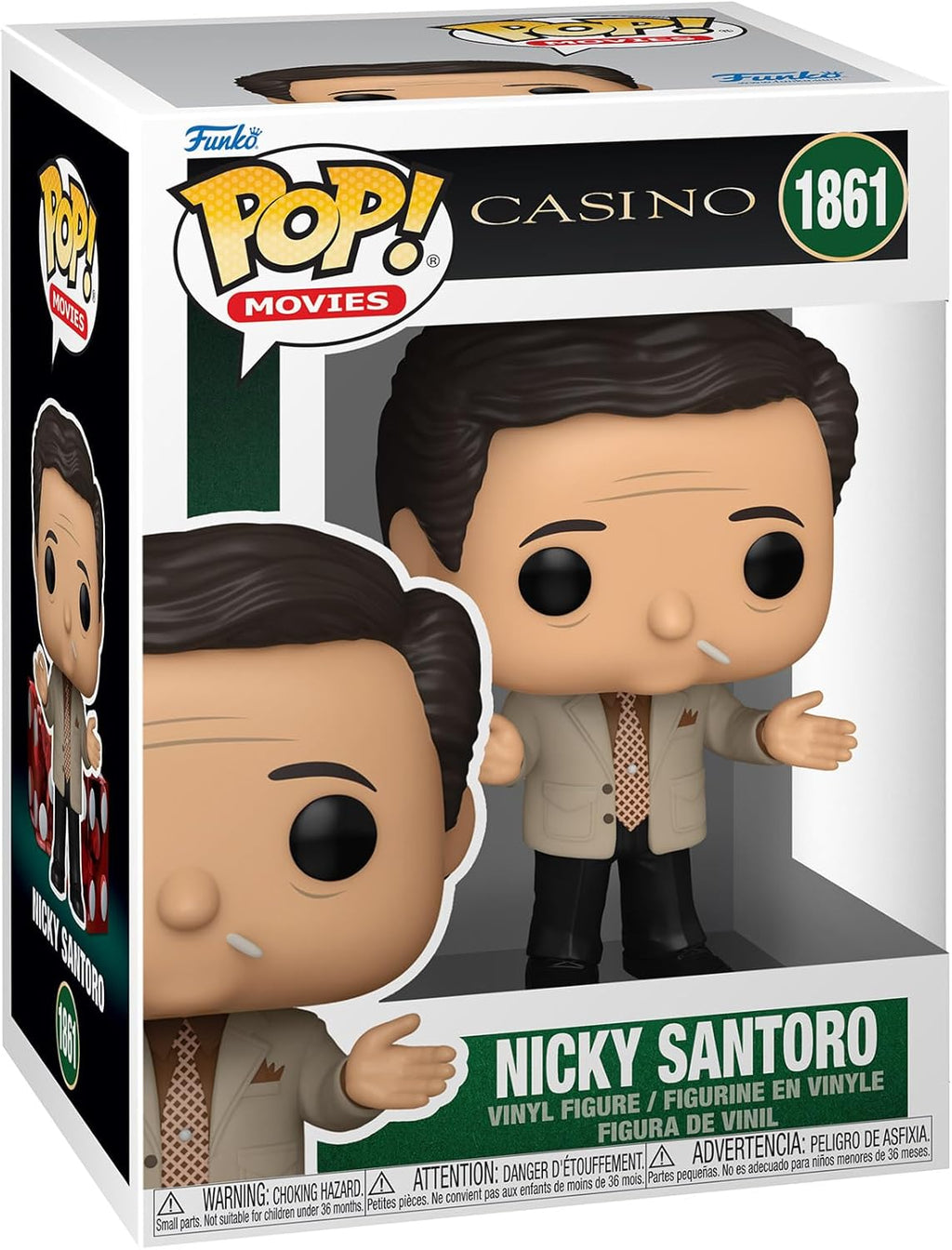 Pop Movies Casino 3.75 Inch Action Figure - Nicky Santoro #1861