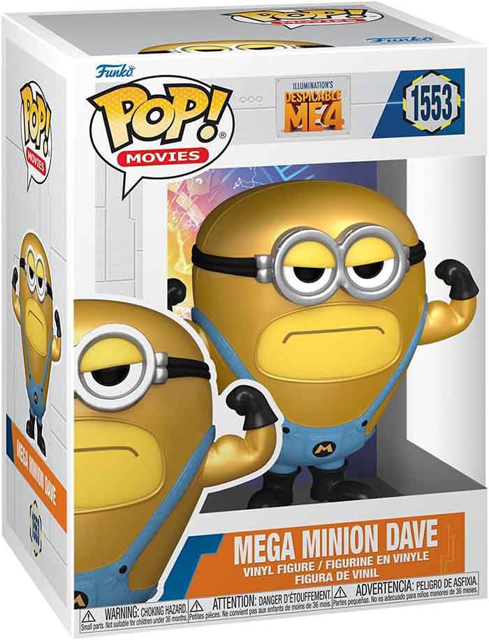 Pop Movies Despicable Me 3.75 Inch Action Figure - Mega Minion Dave #1553