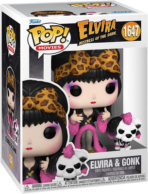 Pop Movies Elvira Mistress Of The Dark 3.75 Inch Action Figure - Elvira & Gonk #1647