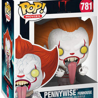 Pop Movies 3.75 Inch Action Figure IT - Pennywise With Funhouse #781