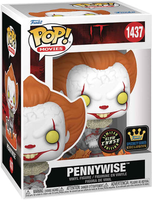 Pop Movies IT 3.75 Inch Action Figure Exclusive - Pennywise #1437 Chase