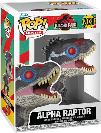 Pop Movies Jurassic Park 3.75 Inch Action Figure - Alpha Raptor #2038