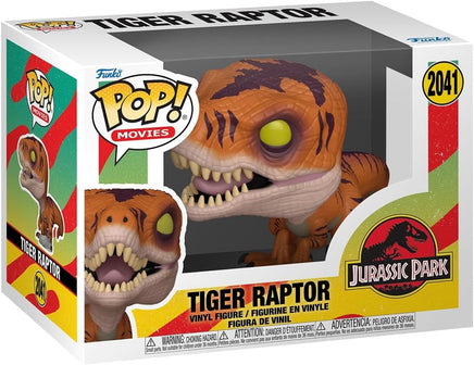 Pop Movies Jurassic Park 3.75 Inch Action Figure - Tiger Raptor #2041