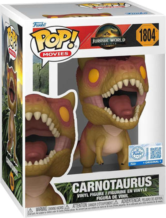Pop Movies Jurassic World Rebirth 3.75 Inch Action Figure Exclusive - Carnotaurus #1804