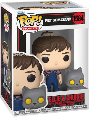 Pop Movies Pet Sematary 3.75 Inch Action Figure - Ellie & Church #1584