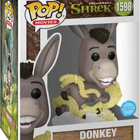 Pop Movies Shrek 3.75 Inch Action Figure - Donkey with Glitter #1598
