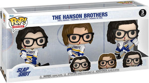 Pop Movies Slap Shot 3.75 Inch Action Figure 3-Pack - The Hanson Brothers